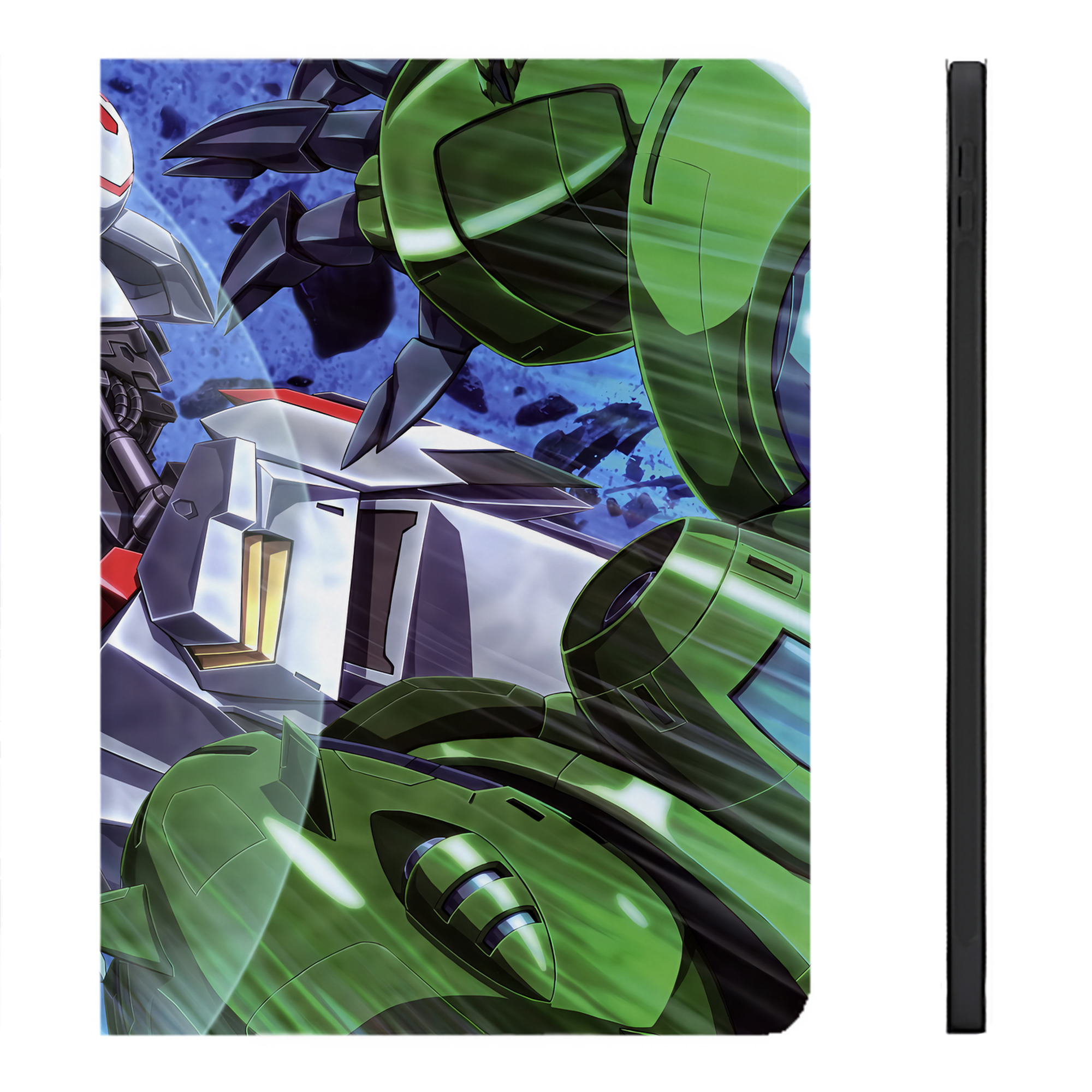 （画像用） 機動戦士ガンダム Mobile Suit Gundam IPadケース ペンホルダー付き ブックスタイルデザイン